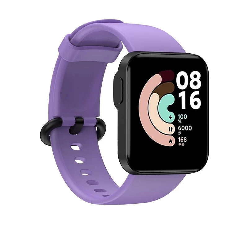 Silicone Straps for Redmi Watch 2 Lite Poco Watch Replacement watchband Bracelet for Xiaomi Watch Lite With Screen Protector