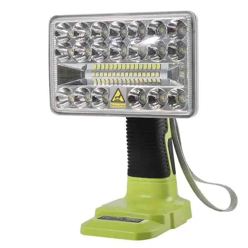 LED Working Lights For Ryobi 14.4V 18V Lithium Nickel One+ Battery P108 P104 Alarm Flashlight Electric Torch Spotlight Car Lamp