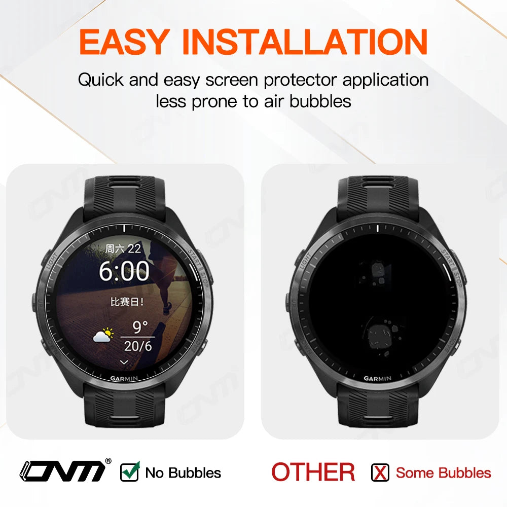 12D Hydrogel Film for Garmin Forerunner 965 265 265S Full Screen Protector Soft Film for  Garmin 955 255 255S (Not glass)