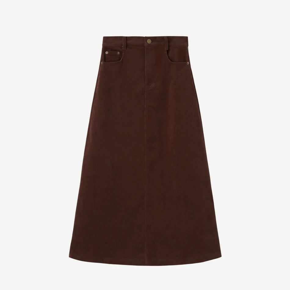 (Ship out in 1 day)AS AW26 Saddle collection Brown Corduroy + Rugby sweatshirt Print corduroy family matching girls boys clothes
