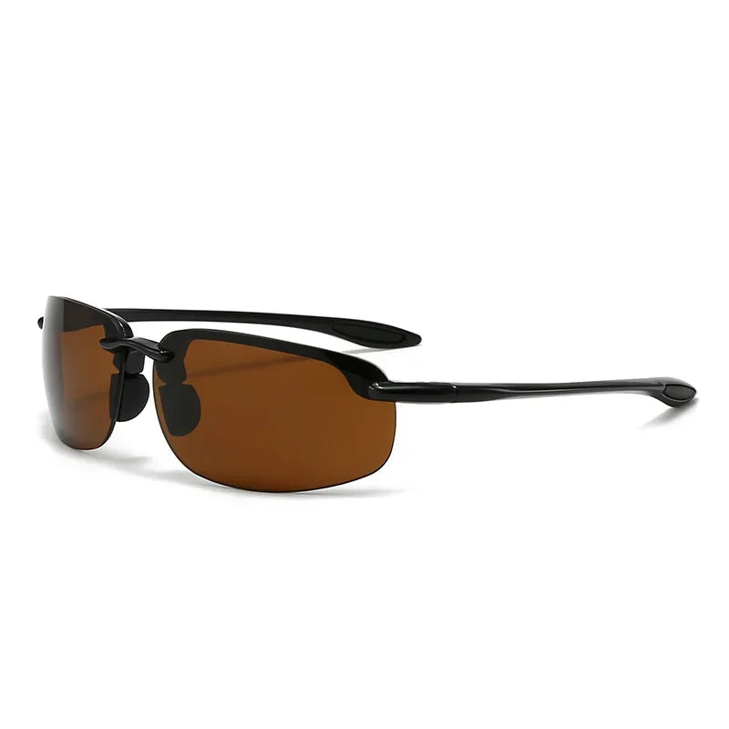 Classic Sports Protective Glasses, UV Resistant Sunglasses, Vintage Men's Glasses, Outdoor Fishing Sunscreen Glasses