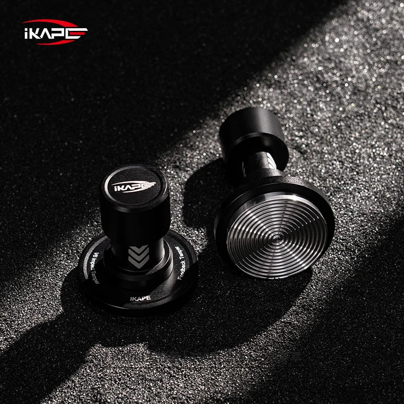 IKAPE V6 Impact Espresso Tamper,Breville Calibrated Double Coffee Tamper Spring,Fits 51/54/58mm Portafilter,Barista Accessories