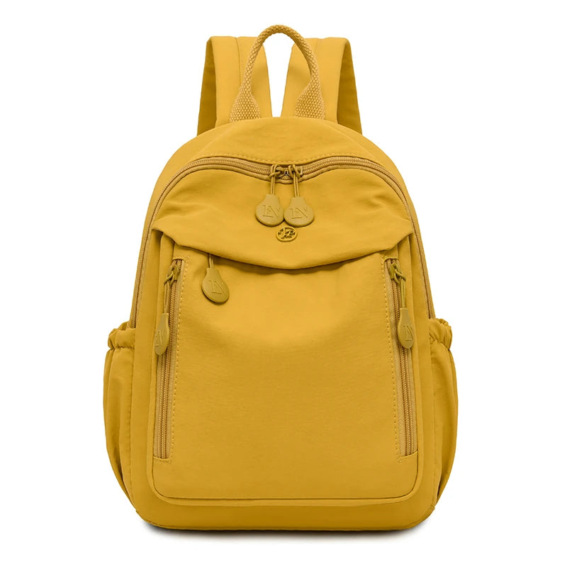 Women Multi-Color Lightweight Casual Backpack Trendy Daypack Shoulder Bag Schoolbag for Everyday Commute Travel Essential Purse