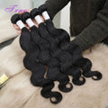16A Body Wave Bundles Human Hair Brazilian Real Remy Weave Hair 3 4 5 Pcs Unprocessed Raw Hair Bundles Extensions Natural Black
