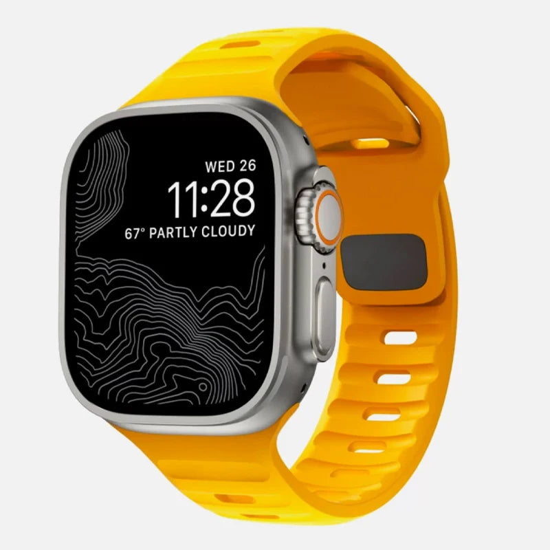 Sport Band For Apple Watch Ultra 9 8 7 6 SE 5 Soft Silicone Lightweight Bracelet Strap For iWatch 38MM 40MM 42MM 44MM 45MM 49MM