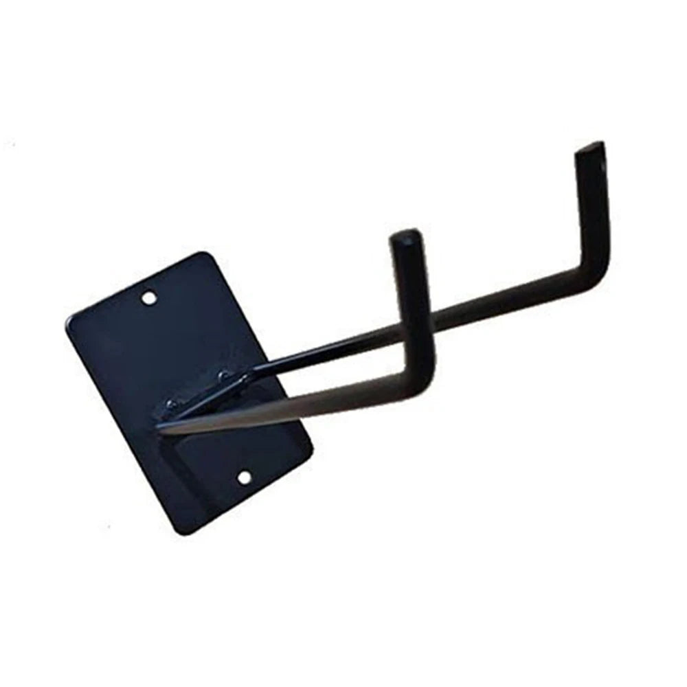 Garden Tool Organizer Wall Mounted Heavy Duty Garage Storage Rack Shovel Rake Holder Space Saving Rustproof Black Iron Hanger