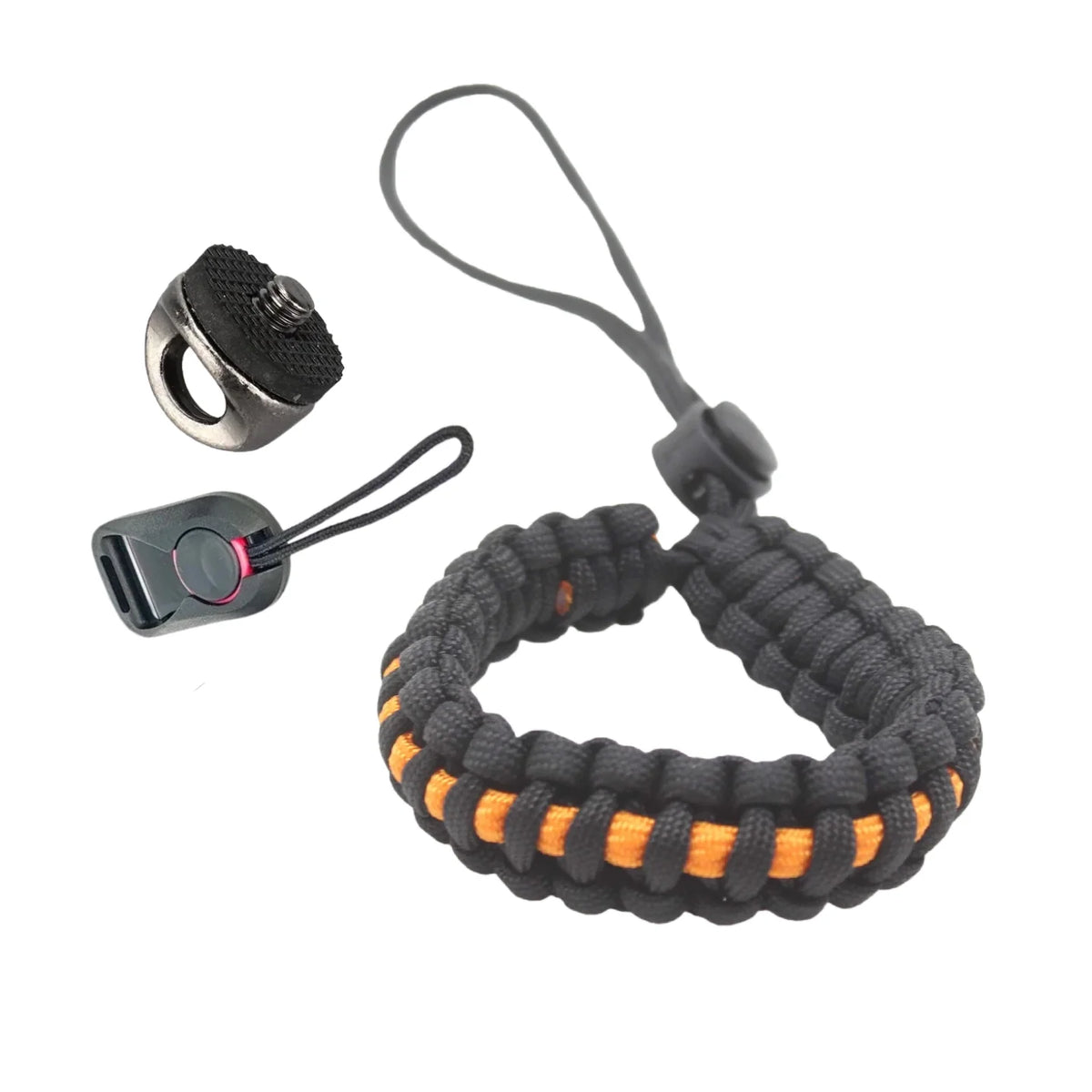 Wrist Strap Anti-Lost Weave with 1/4 Screw for DSLR GO PRO Hero 13 12 11 10 DJI OSMO Action 5 4 Insta360 X5 Accessories