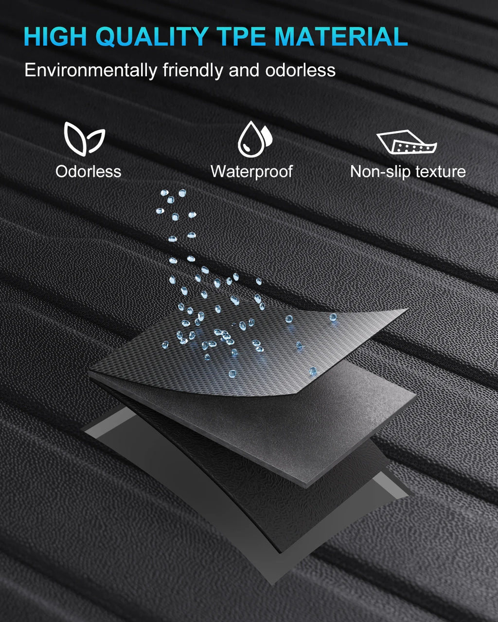 For Tesla Model 3/ Y TPE Trunk Mat Juniper Highland 2020 2021 2022 2023 2024 2025 Custom Cargo Mat Liner Seat Back Protector
