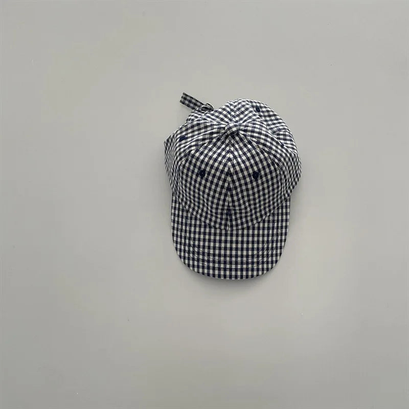 Kids Baseball Cap 50-52cm Summer Sun Hat Children UV Protection Adjustable Cotton Casual Trendy Boys Girls Outdoor Beach Cap
