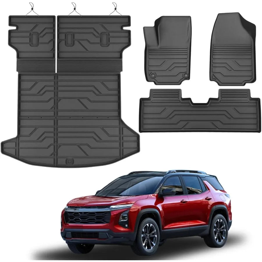 Floor Mats for 2025 2026 Chevy Equinox Only Gas GMC Terrain AllWeather TPE Custom Fit Floor Liners Car Accessories