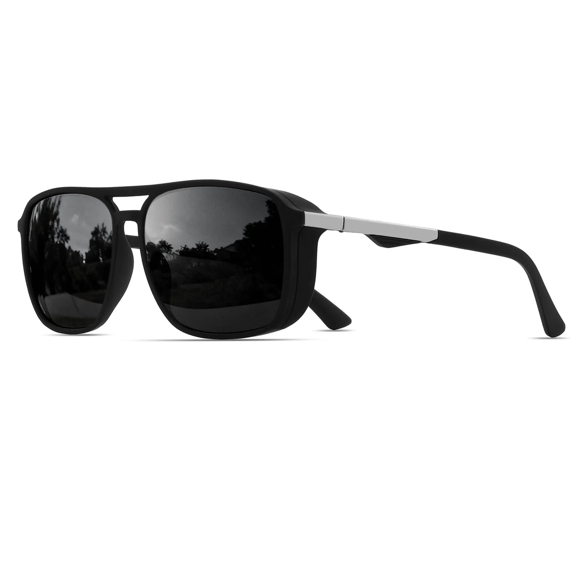 Classic Retro Square Frame Sports Goggles - Windproof & UV400 Protection, Unisex for Outdoor Adventures, Travel & Casual Wear