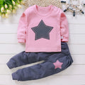 Autumn Sleepwear Pajamas For Girls Boys Long Sleeve Tops+Pants Suits Fashion Home Clothing Baby Kid Sleep Costume