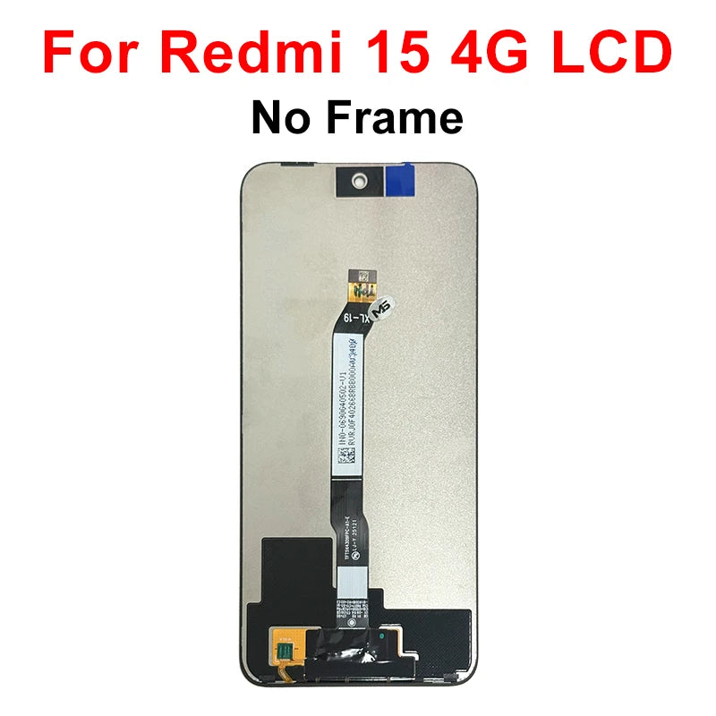 A- IPS For Xiaomi Redmi 12C 22120RN86G 12 LCD 14R 14C Display Touch Screen Digitizer Replace For Redmi 13C LCD 13 Display 15 15C