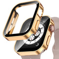 Waterproof watch case+glass for Apple Watch 40/41/42/44/45/46mm, Scratch-resistant protective case, for Series 11 10 987654 se