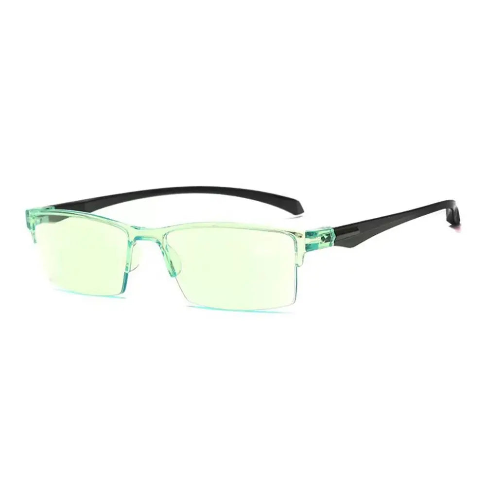 New Anti Blue Ray Reading Glasses Smart Automatic Zoom Reading Glasses Autofocus Power +1.0(100) ~ +7.0(700) Half-Rim Unisex