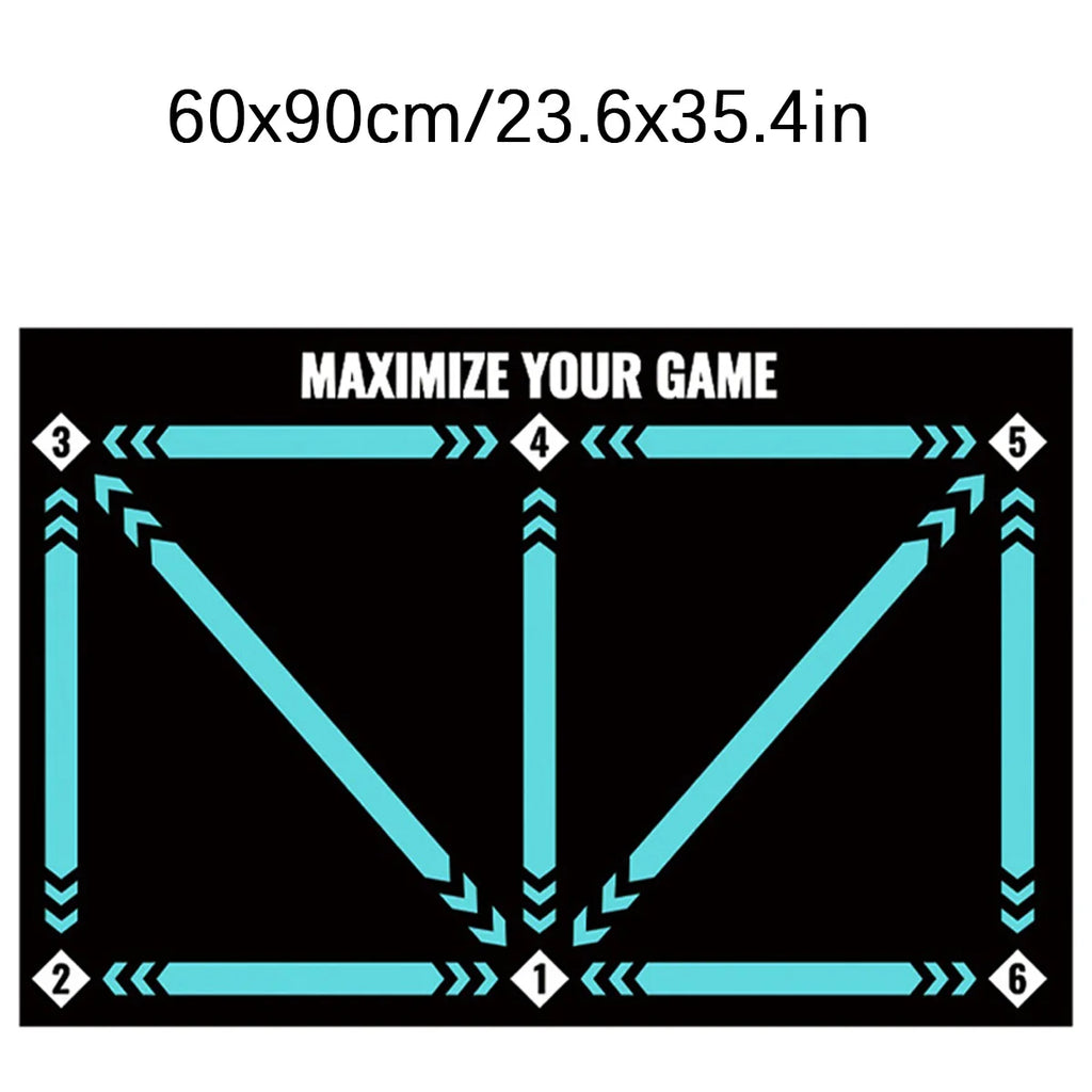 1Pc Soccer Ball Control Training Mat | Stable and Silent Rubber Base | Digital Guidance Design,Improve Ball Sense,Daily Training
