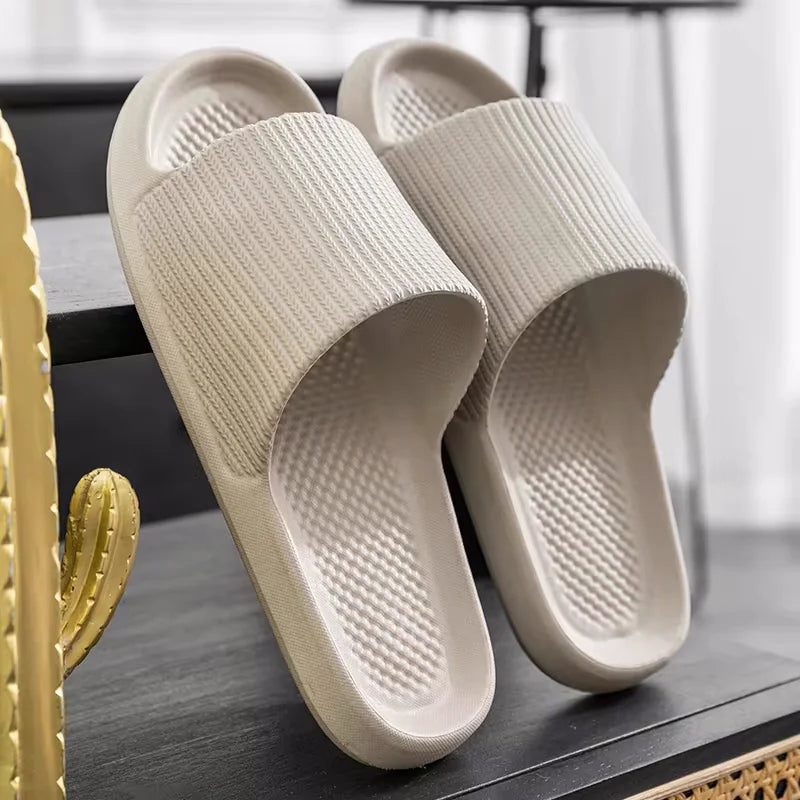Female home Slippers indoor guest spring summer non-slip silent no smelly feet couple bathroom bath male
