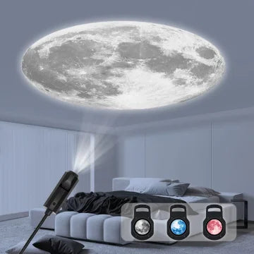 USB Moon Projection Lamp – Three Light Styles