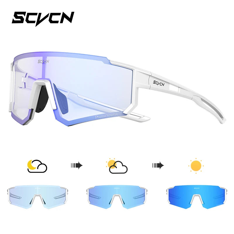 SCVCN Fashion Street Sunglasses for Men Sport Y2K Cycling Glasses MTB Bike Bicycle Camping Golf UV400 Glasses Women Baseball