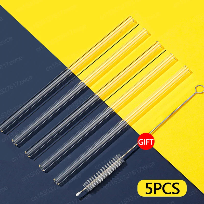30cm Replacement Long Transparent Straw Compatible with Stanley 40/30 oz Cup Tumbler,for Stanley Clear Straws With Brush ﻿