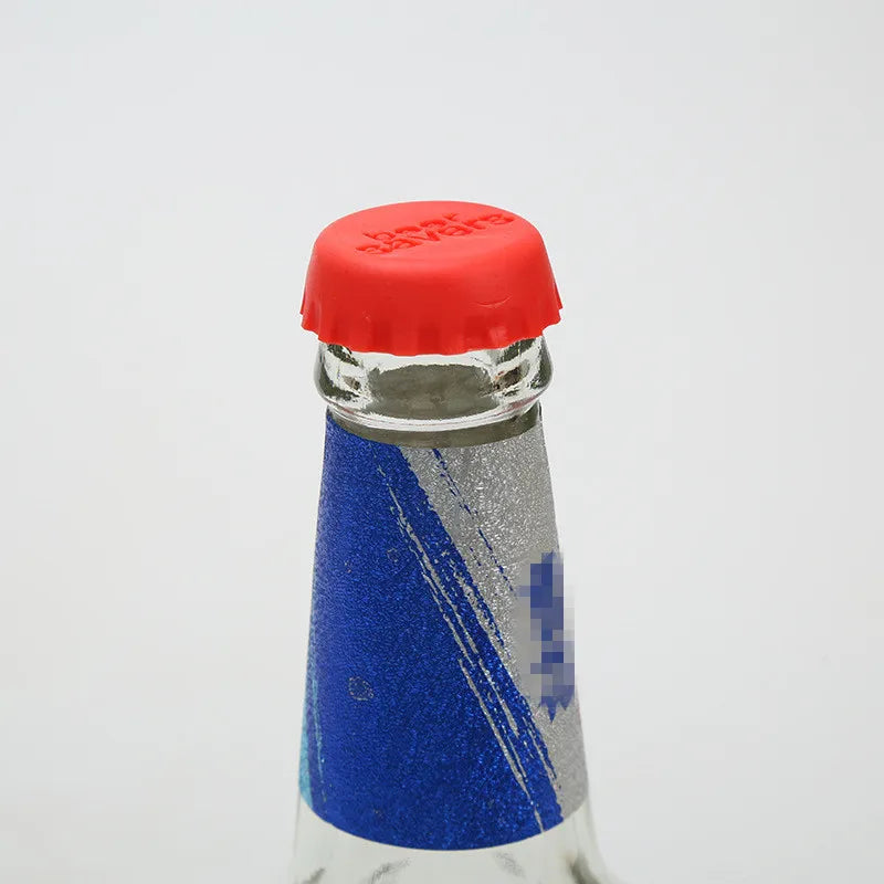 Reusable Silica Gel Bottle Cap Sealed Beer Cap Vinegar Soy Sauce Bottle Soda Cola Cap Wine Protective Stopper