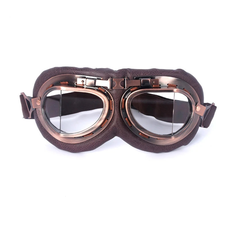 Retro Motorcycle Goggles – Five Lens Colors