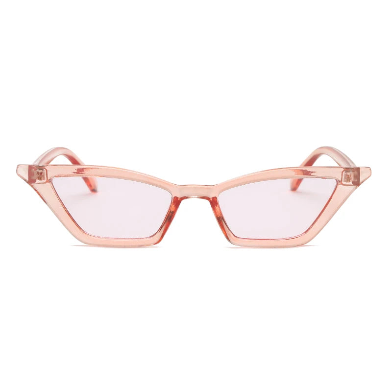 Protective Glasses Cat Eye Sunglasses Women Narrow Frame Design Sun Glasses Multi Color Frames Shades Ladies Sunglass UV400