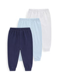 Kiddiezoom 1/3 Pcs Four Seasons Fashion Solid 100%Cotton Baby Boy Girl Pants Soft 100%Cotton Infants Trousers Accessories