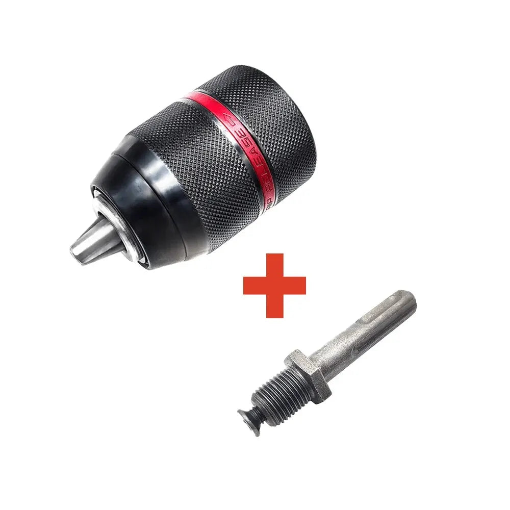 Metal Heavy Duty 1/2-20UNF 13mm Keyless Drill Chuck Hex Shank/SDS/Socket Square Female Adaptor Hardware Tool Professional