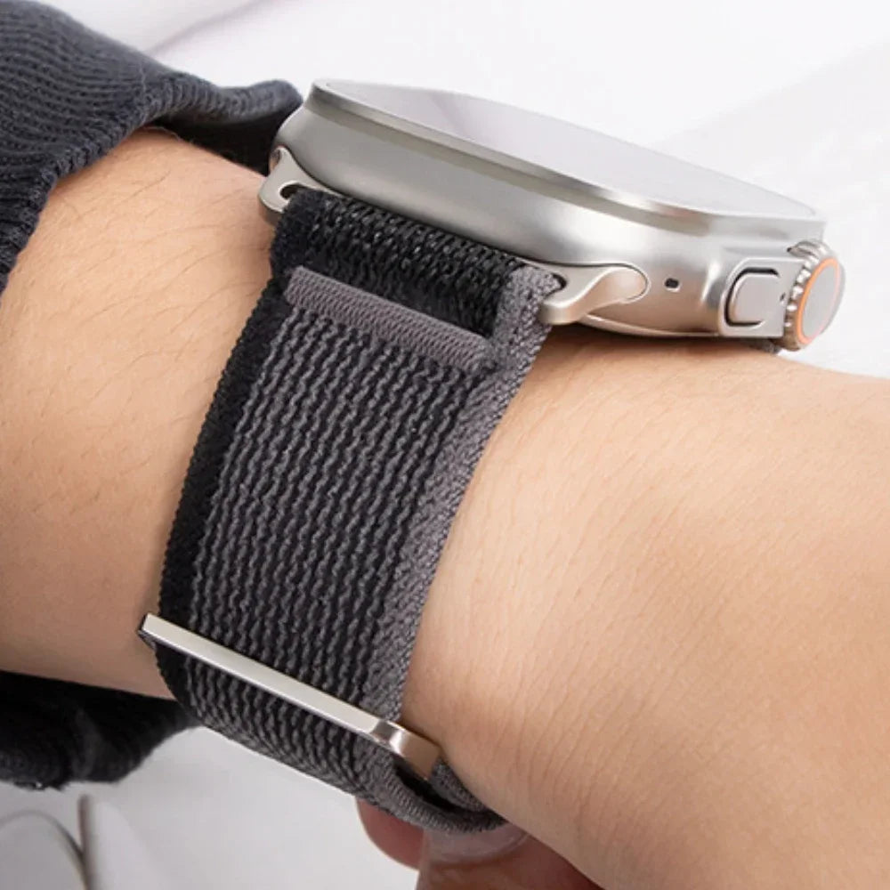 Trail Loop Strap For Apple Watch Ultra 3/2 49mm Series 11 10 9 8 7 46mm 45mm 41mm 42mm Sports Nylon Wristband iWatch 6 5 SE 44mm