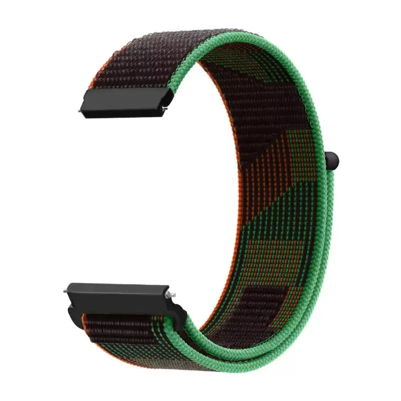 Nylon Loop For Garmin Forerunner 965 255 265 745 Bracelet For Garmin Vivoactive 6 5 4 3/Venu 2 3/Active/Chronos 22mm 20mm Strap