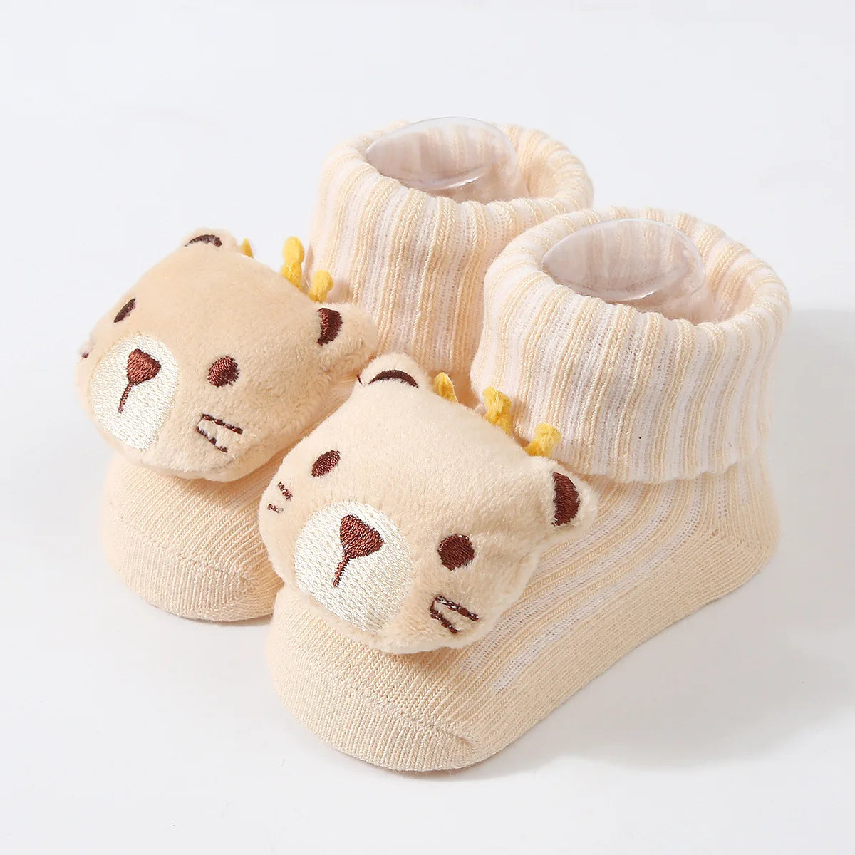 Baby Socks Spring and Autumn Soft Cotton Newborn Baby Socks in The Tube Cartoon 3D Doll Infant Boys Girls Socks 0-6 Months