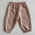 Soft Muslin Clothes Pants Pantalons Capris Organic Cotton Baby Pants Newborn Toddlers Autumn Spring Summer Winter Cute Print