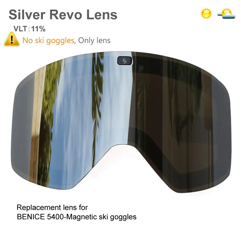 New UV400 Double Layer Magnetic Ski Goggles Polarized Lens Skiing Anti-fog Snowboard Goggles Men Women Ski Glasses Eyewear