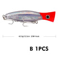 Fishing Hard False Bait Plastic Biomimetic Fish Bait 13CM/43G Tuna Heavy Sea Fishing Tool Top Water Fishing Tackle Accessories