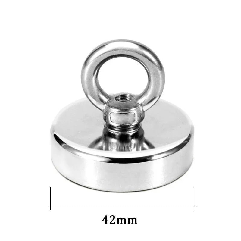 D16MM D42MM Fishing Magnet Searcher Power Super Neodymium Strong Magnet Heavy Duty Search Magnet 100 kg Merry Christmas