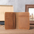 Unisex Genuine Leather Rfid Credit Card Holder Wallet for Women Vintage Small Slim Bifold Men Multi Card Holder Case Purse
