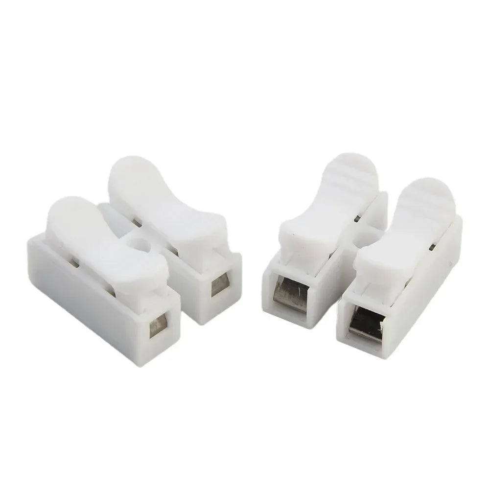 10/20/30Pcs CH2 Spring Connector Quick Wire Cable Lock Wire Terminal Light Connection Clamp Terminal Block Electrical Equipment