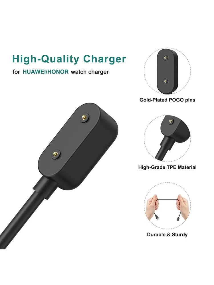 For Huawei Band 10/9/8/7/6/Watch Fit Mini/2/3/4X/4Pro/Honor Band 7/6/Watch ES USB Smartwatch Charger Replacement Charger