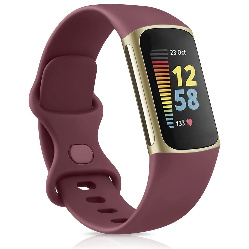 Watch Band for Fitbit Charge 5 6 Strap Wristband Replacement TPU Sport Bracelet for Fitbit Charge 5 Smartwatch Band Accessories