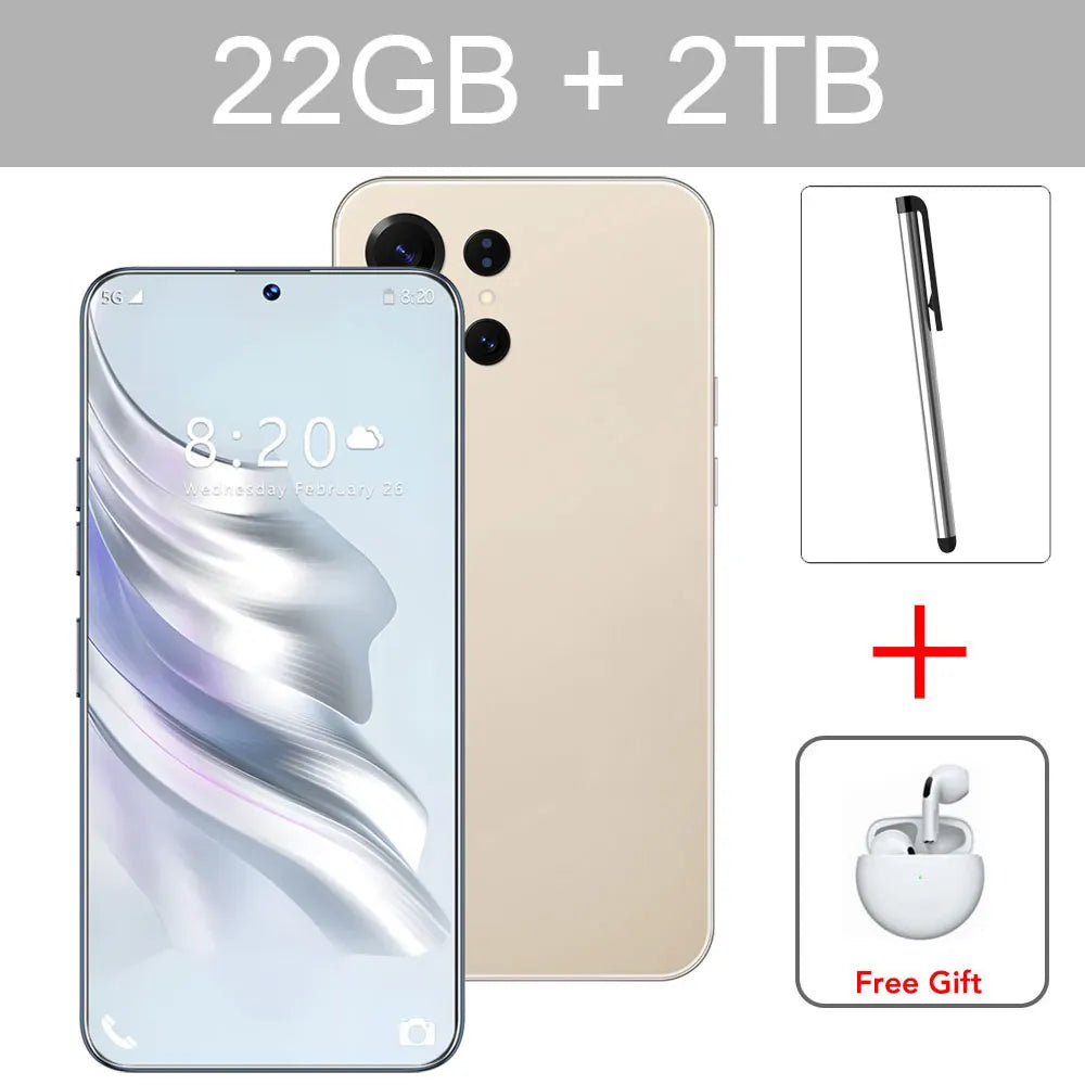 NEW S26 Ultra Smartphone 2026 Original 7.3HD Global Version 5G Dual Card Cheap Cellphones 7800mAh Android 15 Mobile Cell Phones