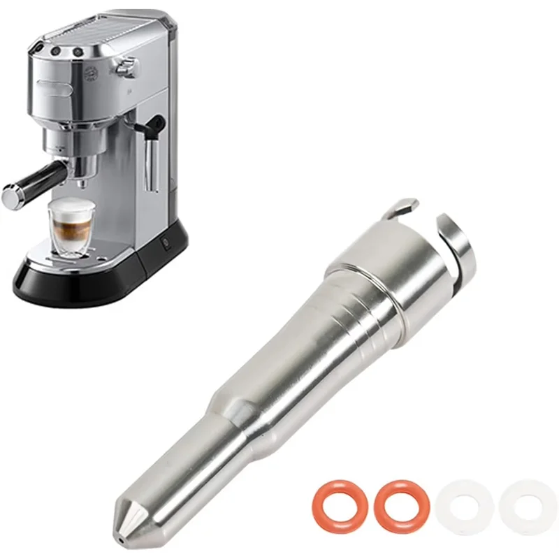 Replacement Steam Wand Tip,Stainless Steel Milk Foam Spout For Delonghi Espresso Machines EC680,EC685 Ecp3631,ECP35.31