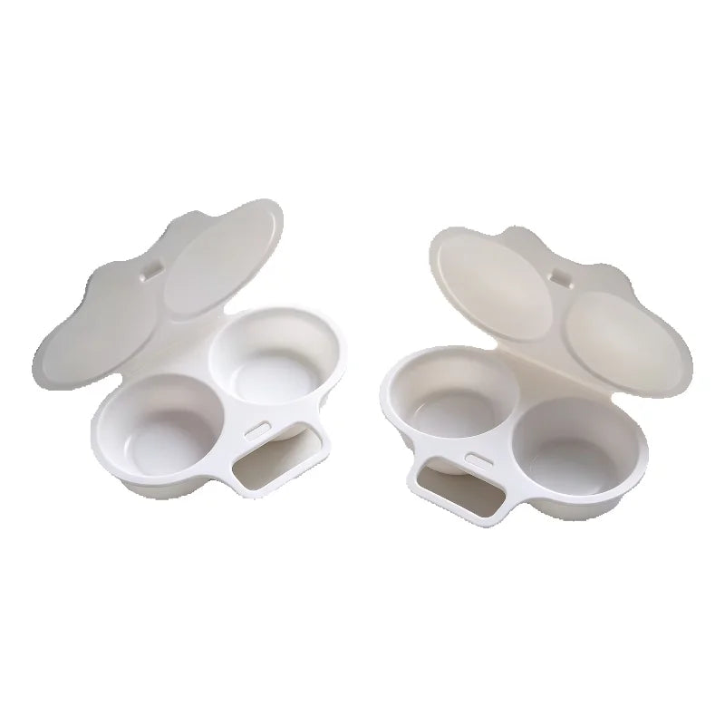 Food Grade Microwave Egg Cooker Heat Resistant Plastic Egg Poacher Steamer Nonstick Portable Egg Fryer Mold Home Kitchen Gadget