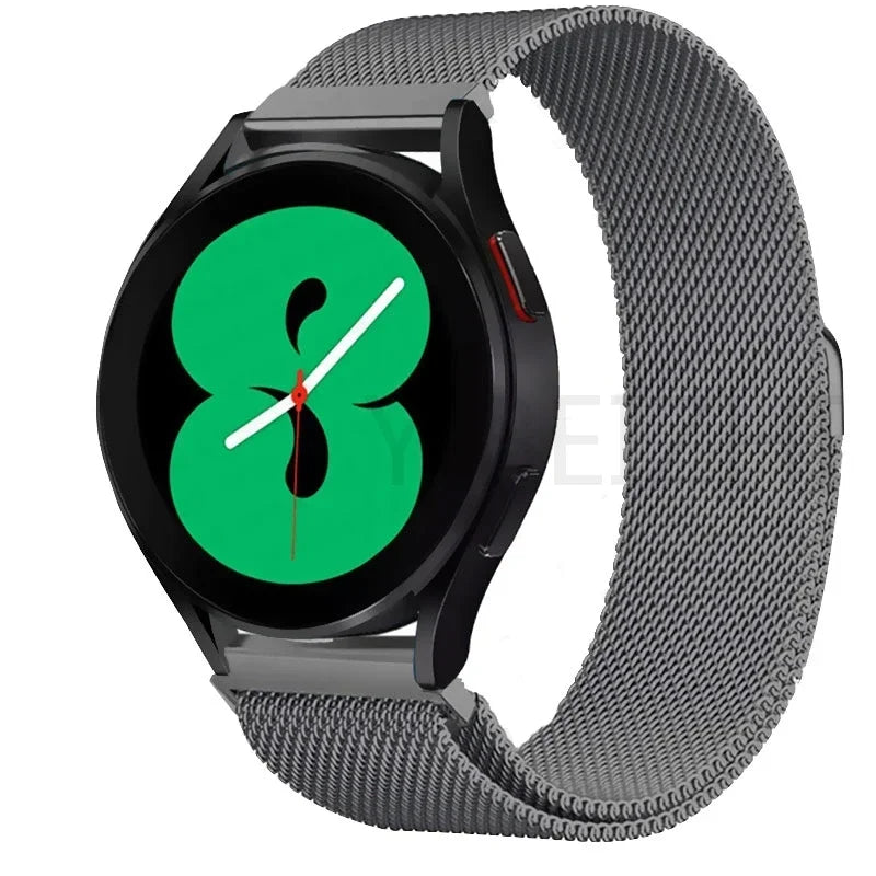 Milanese Loop band For Samsung Galaxy watch 6 5 4 classic Metal strap 20mm 22mm bracelet huawei gt/Amazfit GTS 4/GTR 2e/Bip 3-5