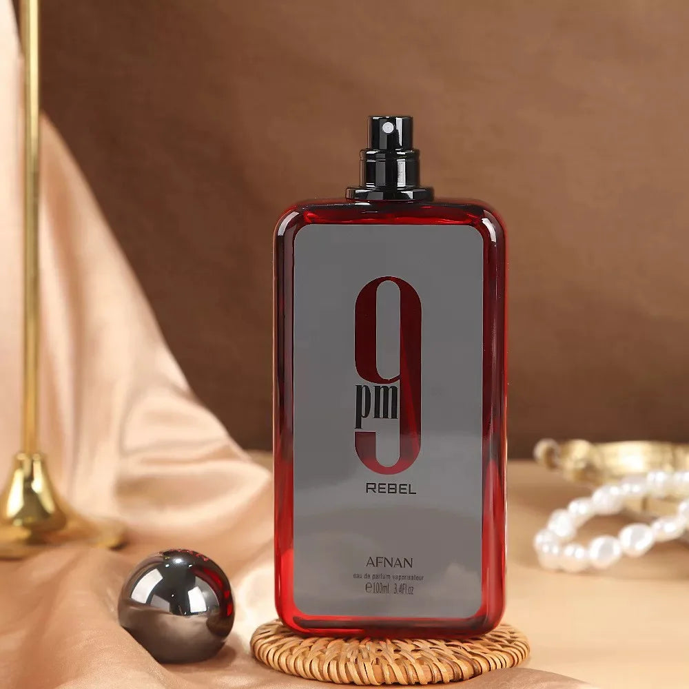 Afnan 9 pm Rebel Unisex Eau de Parfum - 3.4fl oz, Luxurious Long-Lasting Fragrance for Versatile Occasions