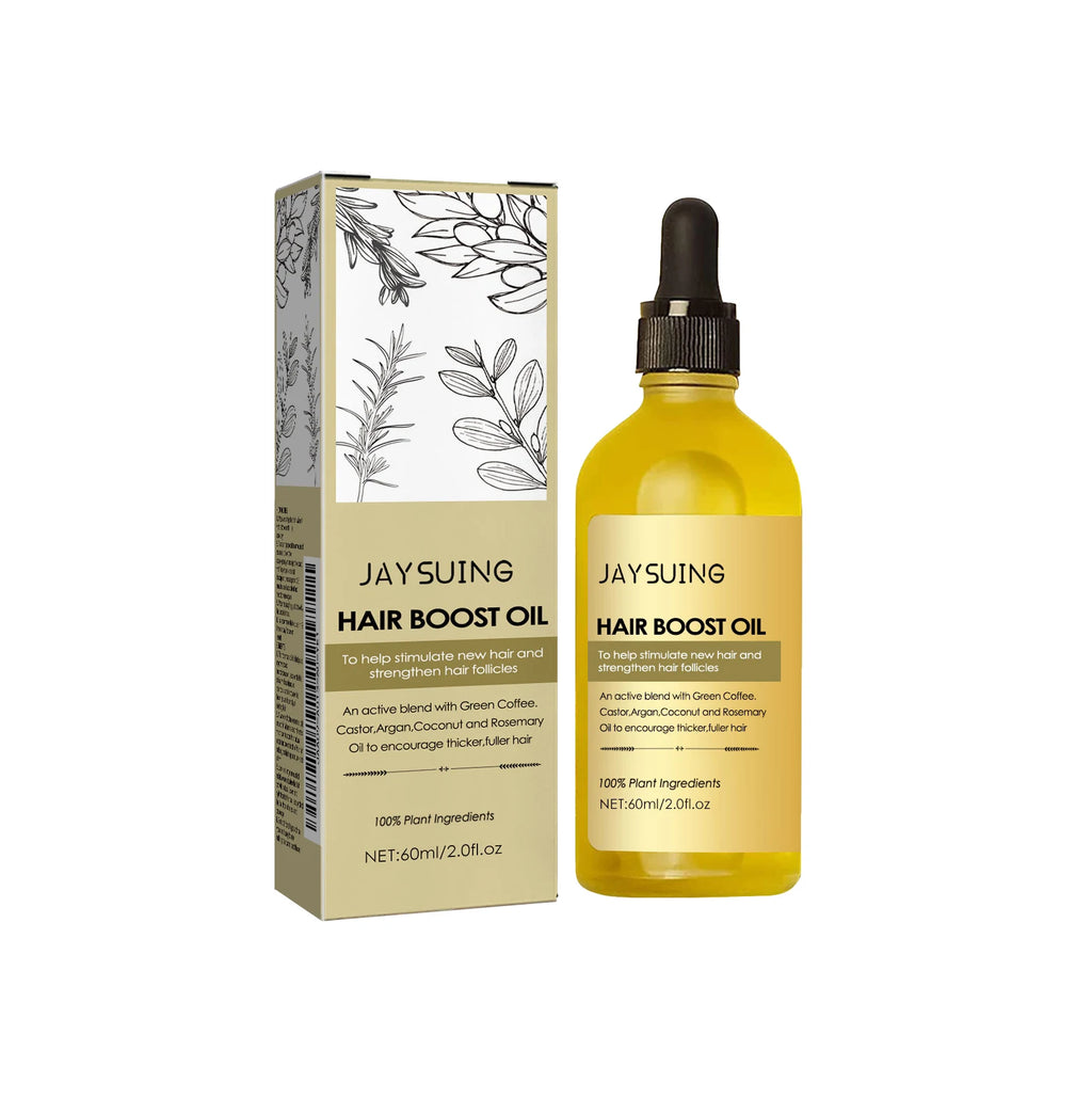 Rosemary Hair Boost Oil Strengthen Thicken Smooth Hair Improve Frizz Prevent Baldness Nourishing Scalp Repair Dense Hair Serum