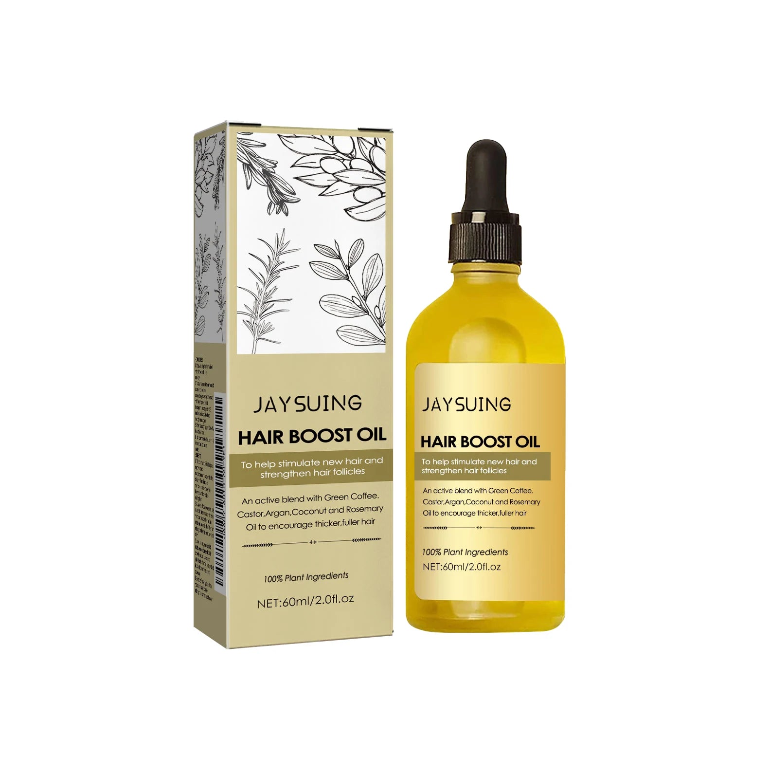 Rosemary Hair Boost Oil Strengthen Thicken Smooth Hair Improve Frizz Prevent Baldness Nourishing Scalp Repair Dense Hair Serum