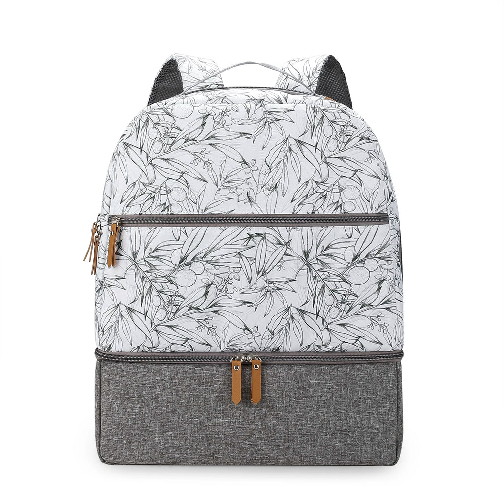 Breast Pump Bag Cooler Compartment for Breast Pump - Middle Size Cooler Bag Double Layer Pumping Bag for Working Outdoor Mom