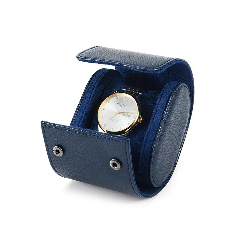 Embers Leather Watch Roll 1 2 3 slots Luxury Genuine Watch Storage Box Travel Bag Watch Case Gift Box Watch Pouch\]p;