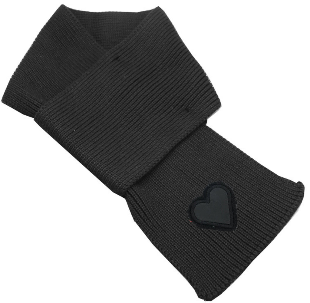 Winter Cotton Knitted Beanies Leather Heart Outdoor Hat Children Hats Personality Table hats girl hat boy hat